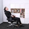 SC Ergonomic Executive Office Chair with Headrest - Black